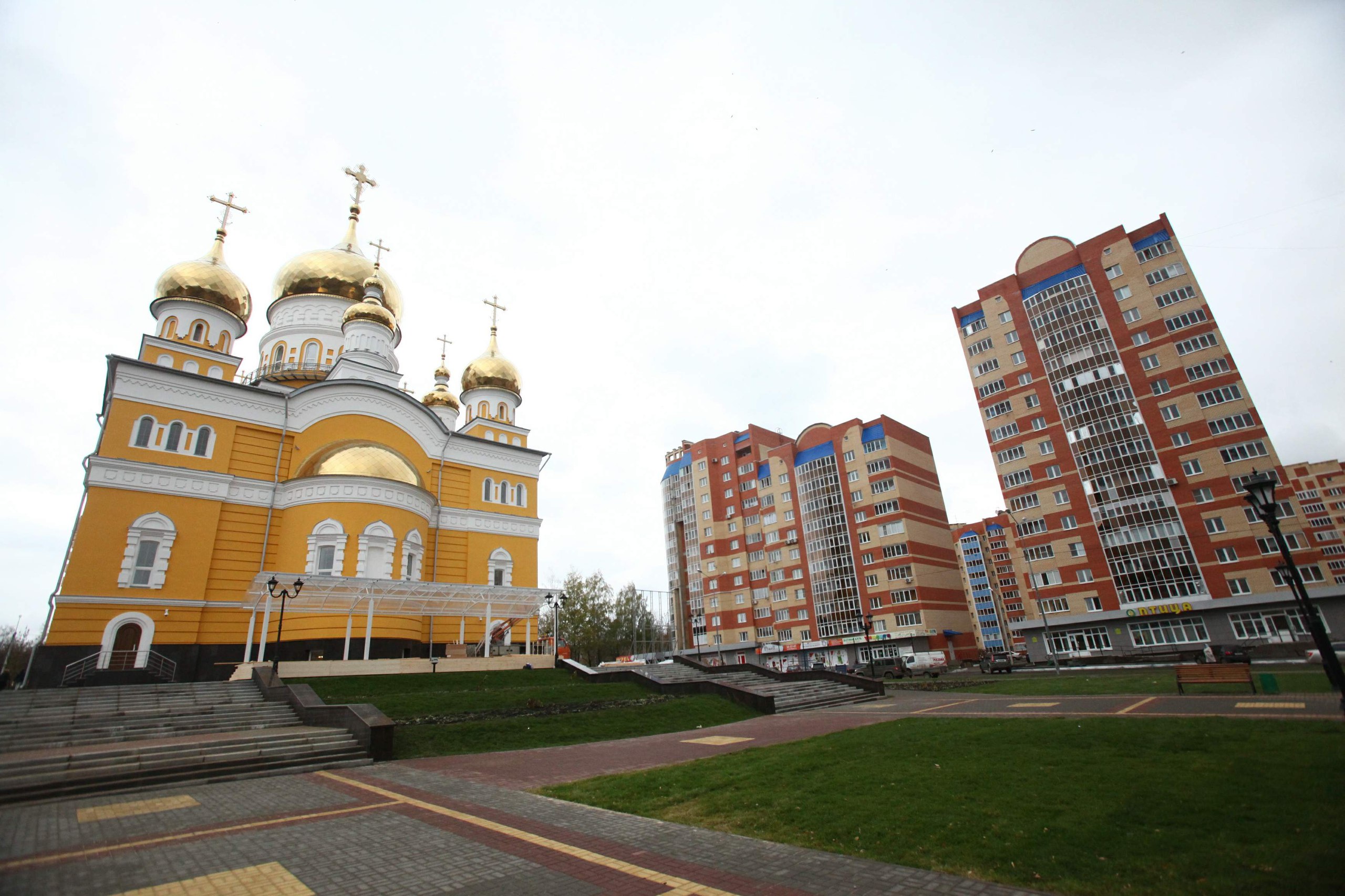 бетон для площади перед храмом на ЮГО-ЗАПАДЕ - Саранск